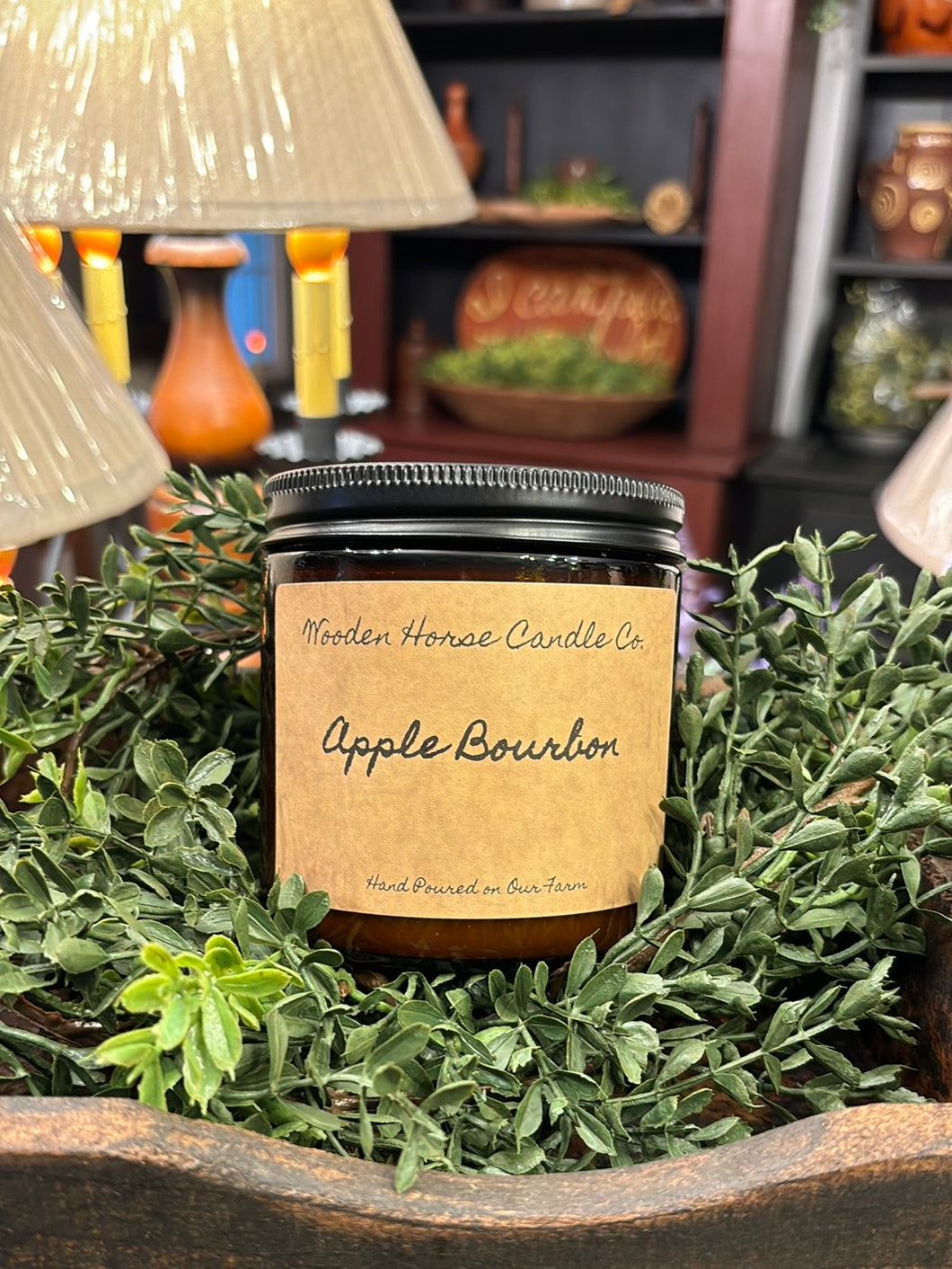 Apple Bourbon candle